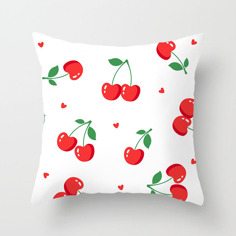 Summer Fruit Hug Pillowcase - Colorful Home Sofa Cushion Pillow Cover with Fresh Design - DropOnline.co