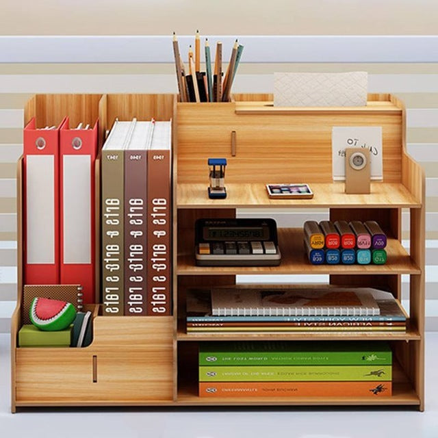 Student Dormitory Bookshelf Stationery Storage Pumping Tissues - DropOnline.co