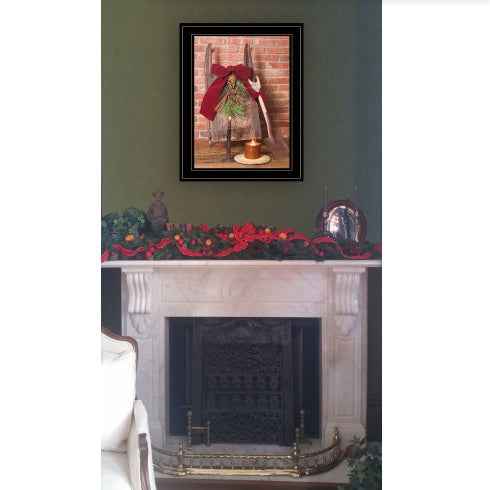 Let Christmas Live by Billy Jacobs - Ready to Hang Framed Print, Black Frame - DropOnline.co