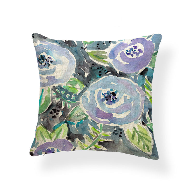 Daffodil printed cushion - DropOnline.co