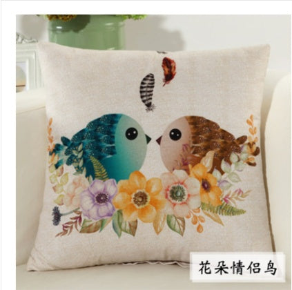 Square back cushion head cushion set square pillow cartoonpillow core pillow car small animal sofa - DropOnline.co