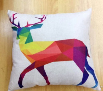 Cartoon Linen Backing Block Back Cushion - DropOnline.co