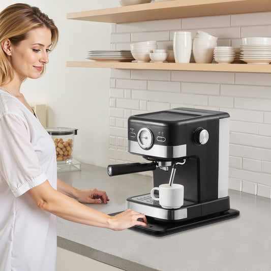 Appliance Slider 16 X 12 In Sliding Tray For Coffee Maker Black - DropOnline.co