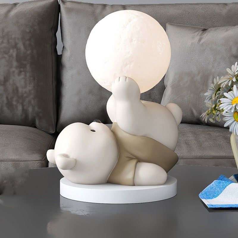 Cute Bear Decoration Home Decoration Bedroom Bedside Night Light - DropOnline.co