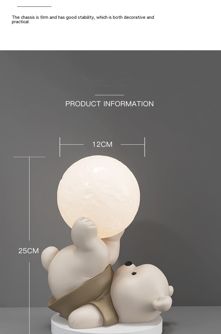 Cute Bear Decoration Home Decoration Bedroom Bedside Night Light - DropOnline.co