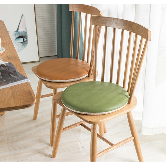 Round Super Soft Memory Foam Leather Cushion Bedroom Floor Tatami Non-slip Mat - DropOnline.co