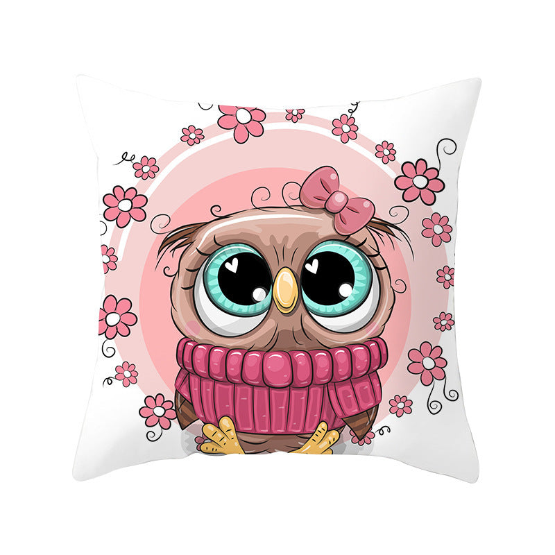 Owl animal pillowcase cushion cover - DropOnline.co