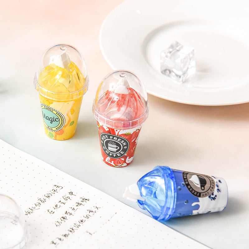 Creative correction with tea cup correction tape - DropOnline.co