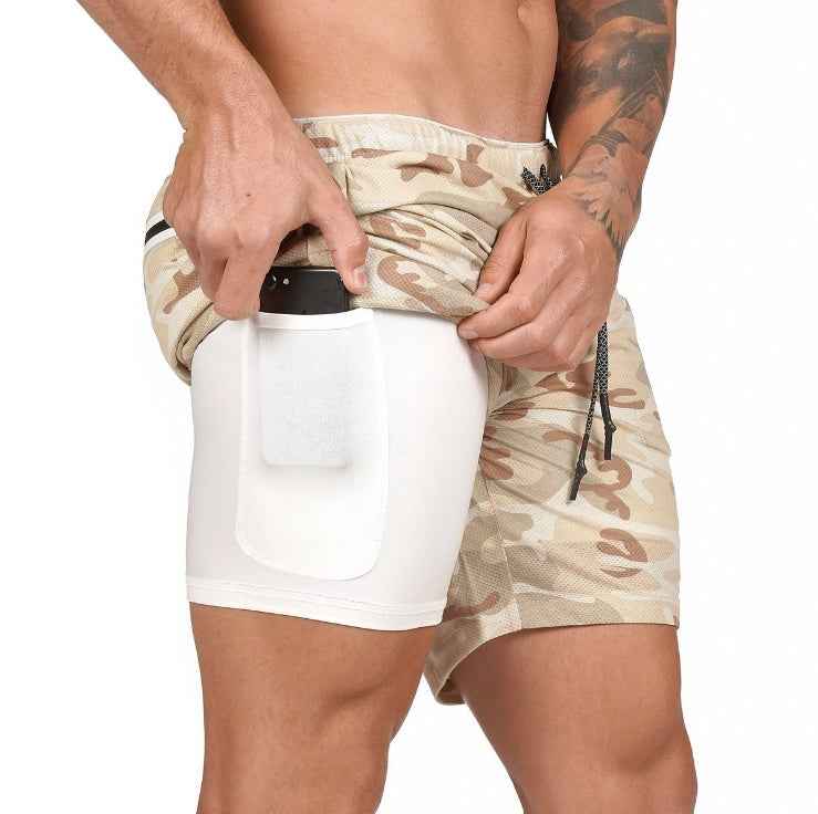 Men's Pocket Compression Shorts - Athletic Performance Shorts