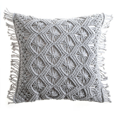 Hand-woven Cotton Thread Cushion Cover - DropOnline.co