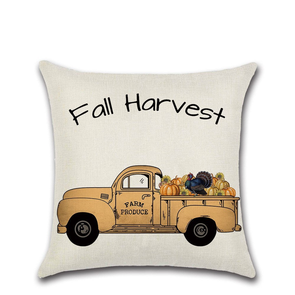 Thanksgiving theme pillowcase cushion cover - DropOnline.co