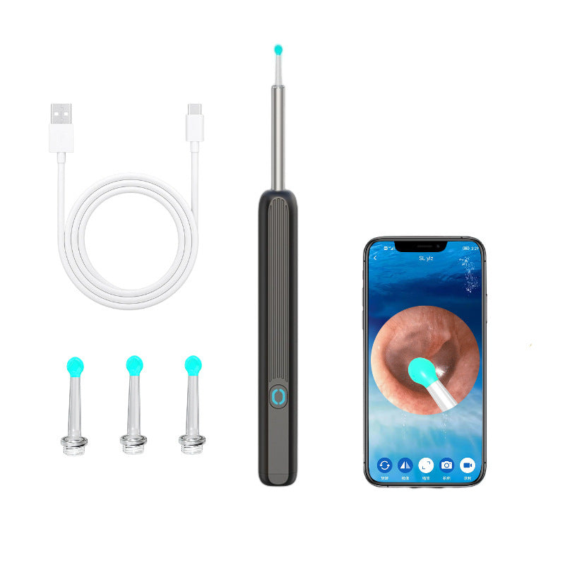 Wireless Smart HD Endoscope Luminous Ear Pick Ear Picking Tools - DropOnline.co