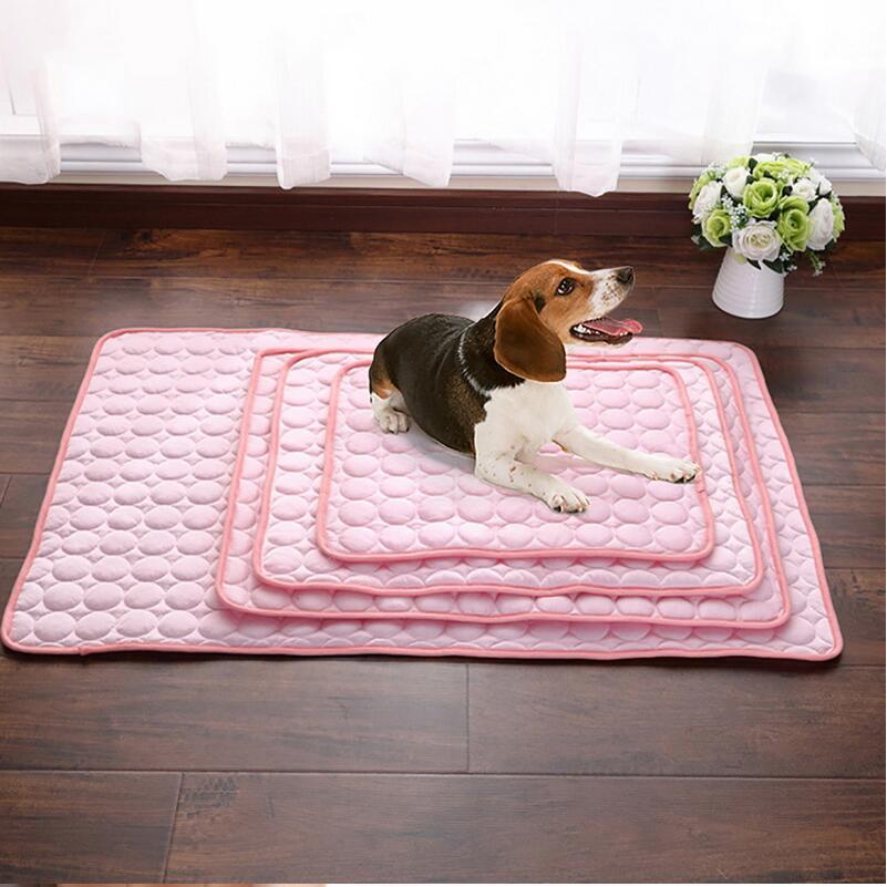 Pet Dog Cat Ice Silk Cold Nest Pad For Cooling In Summer - DropOnline.co