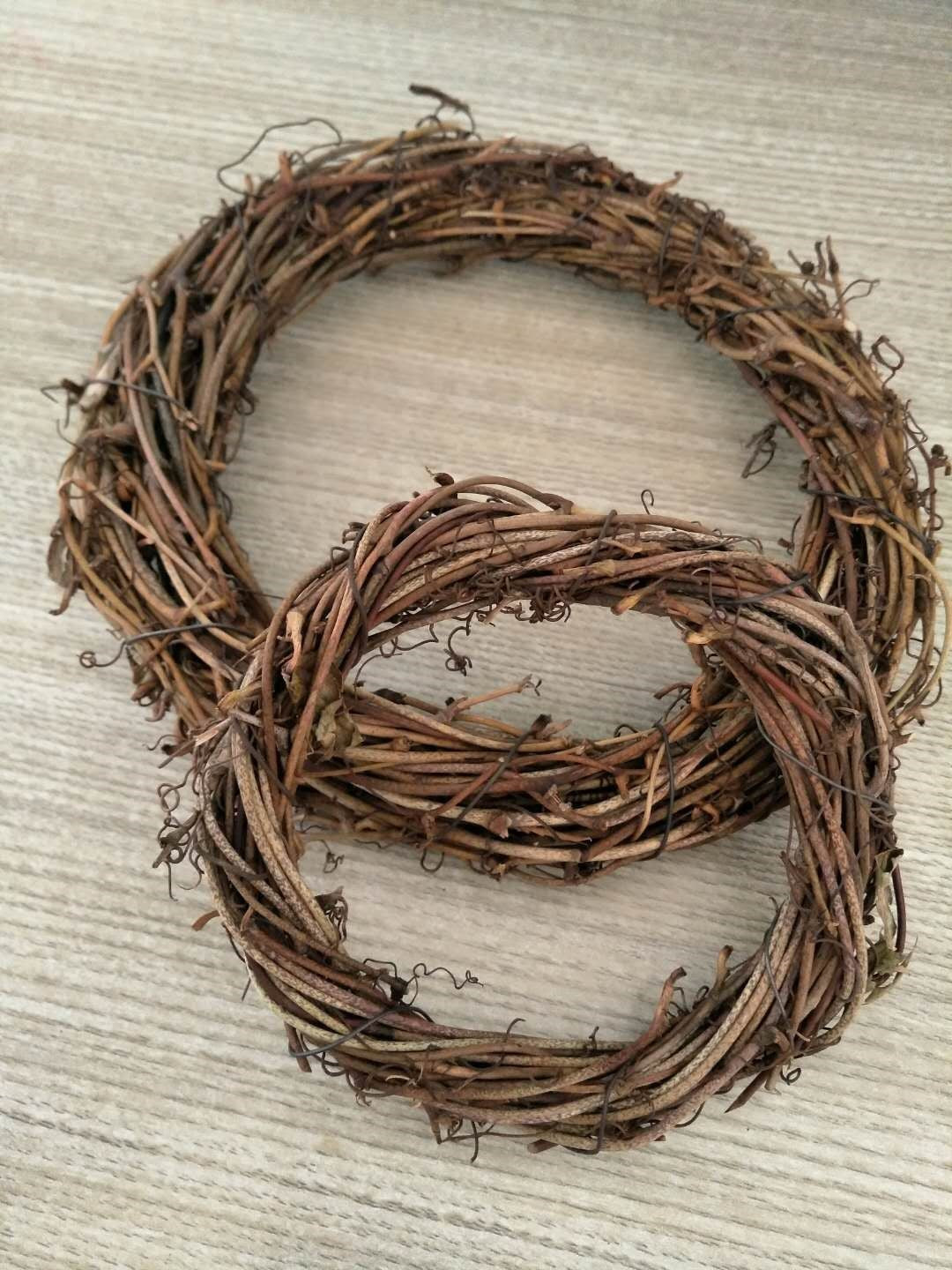 DIY Home Decor Natural Rattan Wreath - DropOnline.co