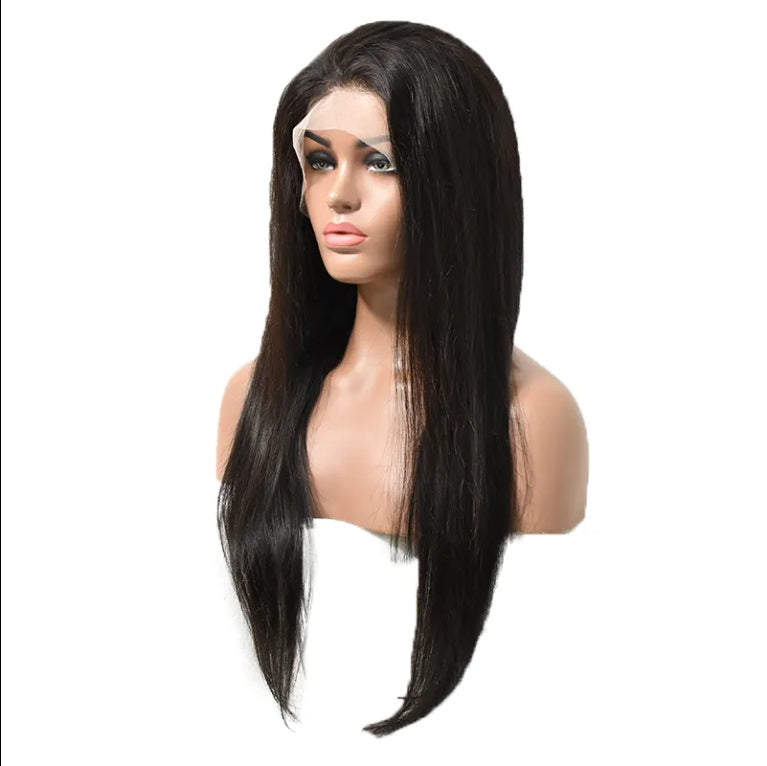 High Quality Wholesale Factor Price  Lace Wigs Smooth Natural Human Hair Straight Clear Lace Front Wigs - DropOnline.co