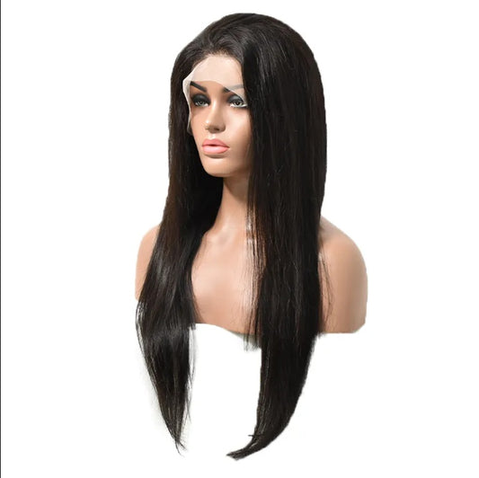 High Quality Wholesale Factor Price  Lace Wigs Smooth Natural Human Hair Straight Clear Lace Front Wigs - DropOnline.co