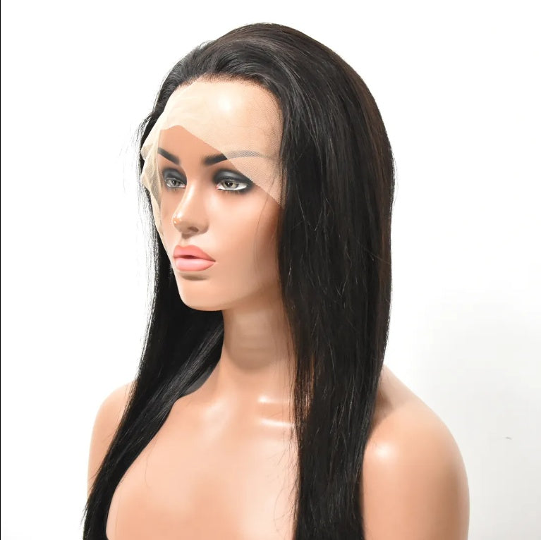 High Quality Wholesale Factor Price  Lace Wigs Smooth Natural Human Hair Straight Clear Lace Front Wigs - DropOnline.co