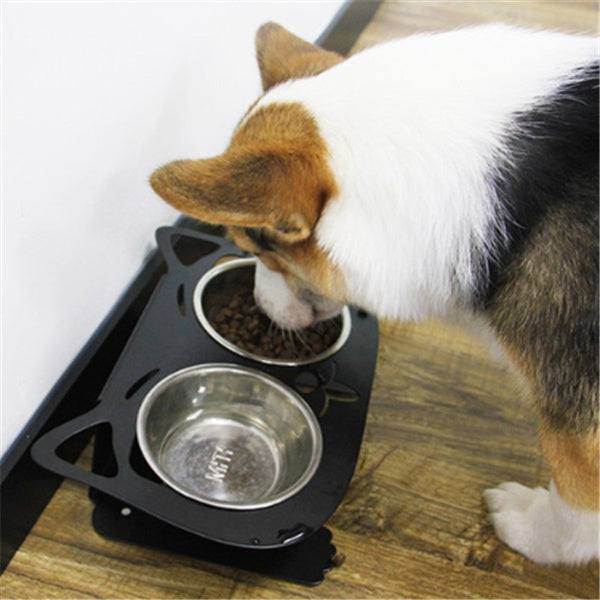 Anti-falling Cat Dog Feeding Water Bowl - DropOnline.co