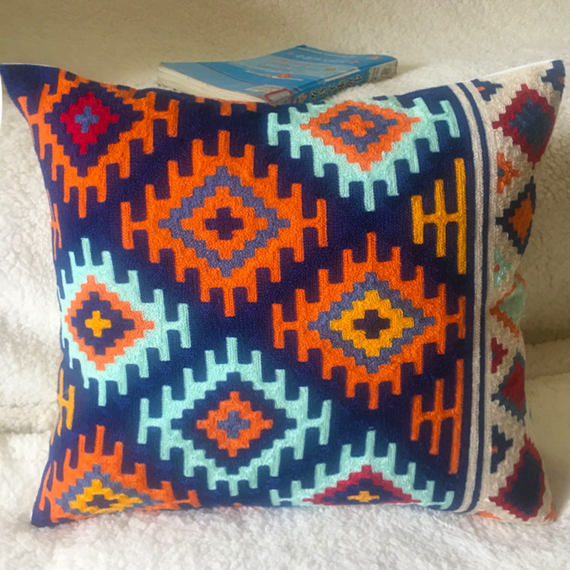 Three Dimensional Embroidery Cushion Cover - DropOnline.co