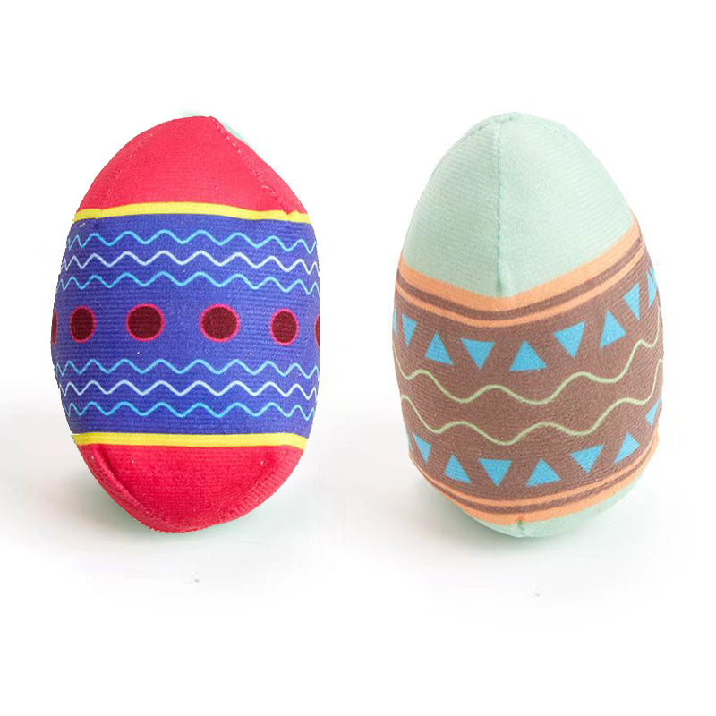 Easter Egg Toys for Pet - Interactive Dog Egg Toy with Squeaky Sound for Aggressive Chewers - DropOnline.co