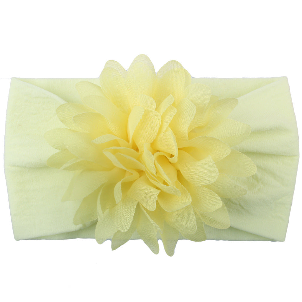 Chiffon Flower Baby Headband - Cute Princess Hair Accessories for Infant Girls - DropOnline.co