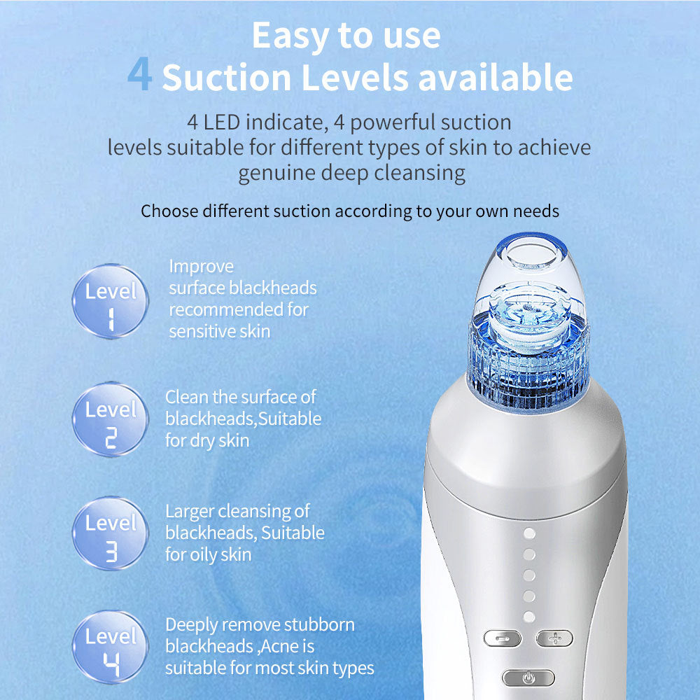 Blackhead Suction Instrument, Electric Blackhead Suction Artifact, Blackhead Removal Instrument, Home Use Beauty Instrument For Sucking Blackheads And Acne - DropOnline.co