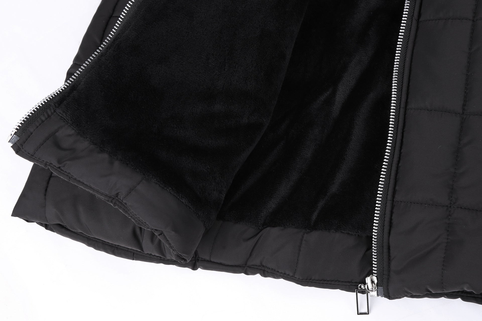 Hooded long-sleeved warm and velvet cotton jacket - DropOnline.co