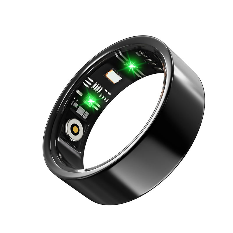 Smart Ring Health Tracker - Fitness Sleep Heart Rate Blood Oxygen Tracker Smart Ring For Men And Women,IP68 Waterproof Level Bluetooth Fitness Tracker Rings Family Care - DropOnline.co