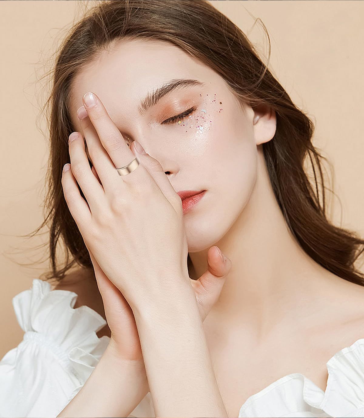 Smart Ring Health Tracker - Fitness Sleep Heart Rate Blood Oxygen Tracker Smart Ring For Men And Women,IP68 Waterproof Level Bluetooth Fitness Tracker Rings Family Care - DropOnline.co