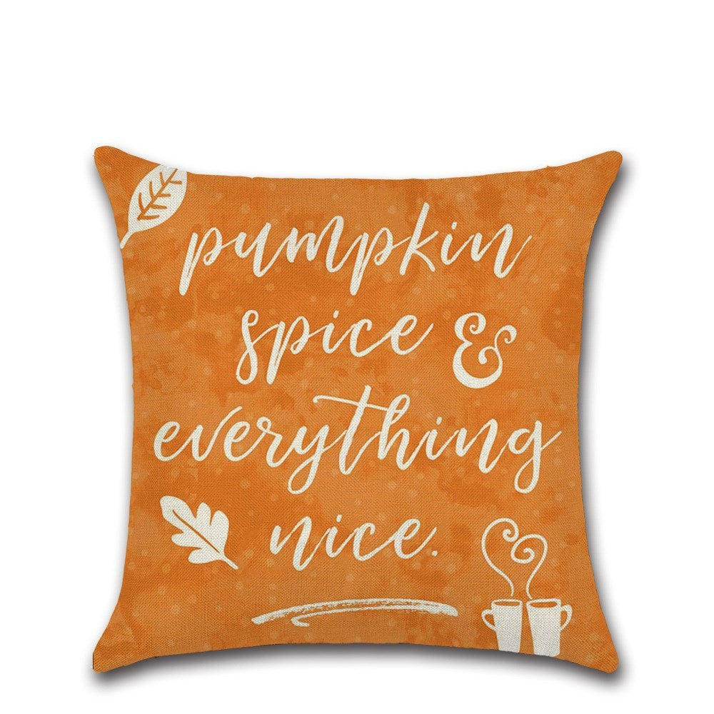 Thanksgiving theme pillowcase cushion cover - DropOnline.co