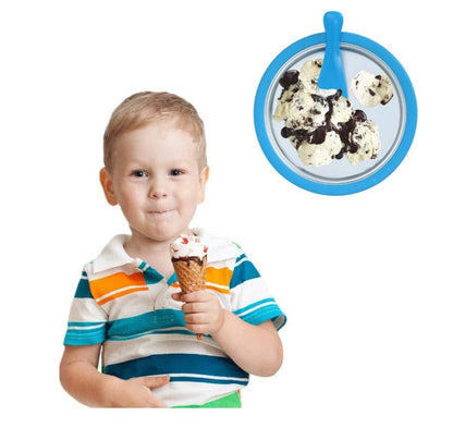 DIY Ice Cream Maker for Kids - Fun Frozen Yogurt Pan with No Electricity Needed