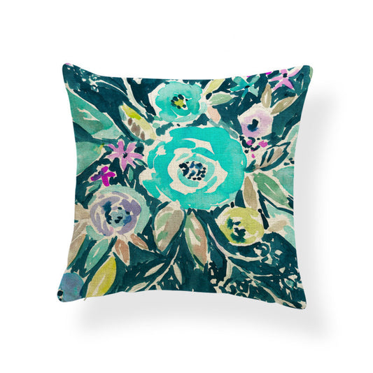 Daffodil printed cushion - DropOnline.co