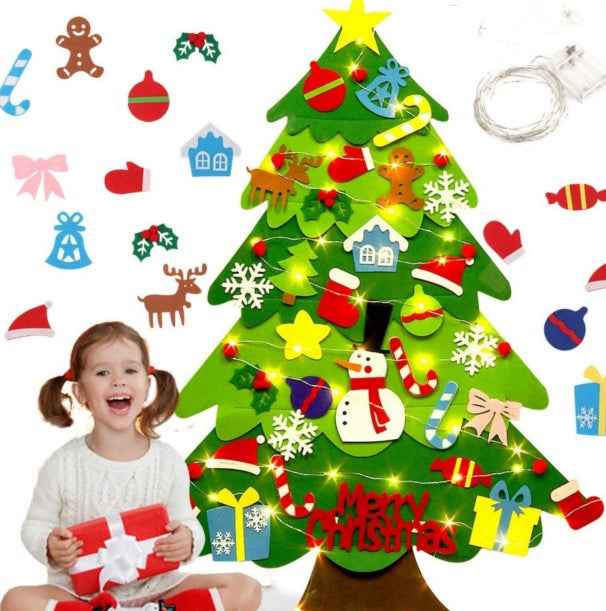 Felt Cloth to Decorate Christmas Tree - DIY Tree Decoration Kit - DropOnline.co