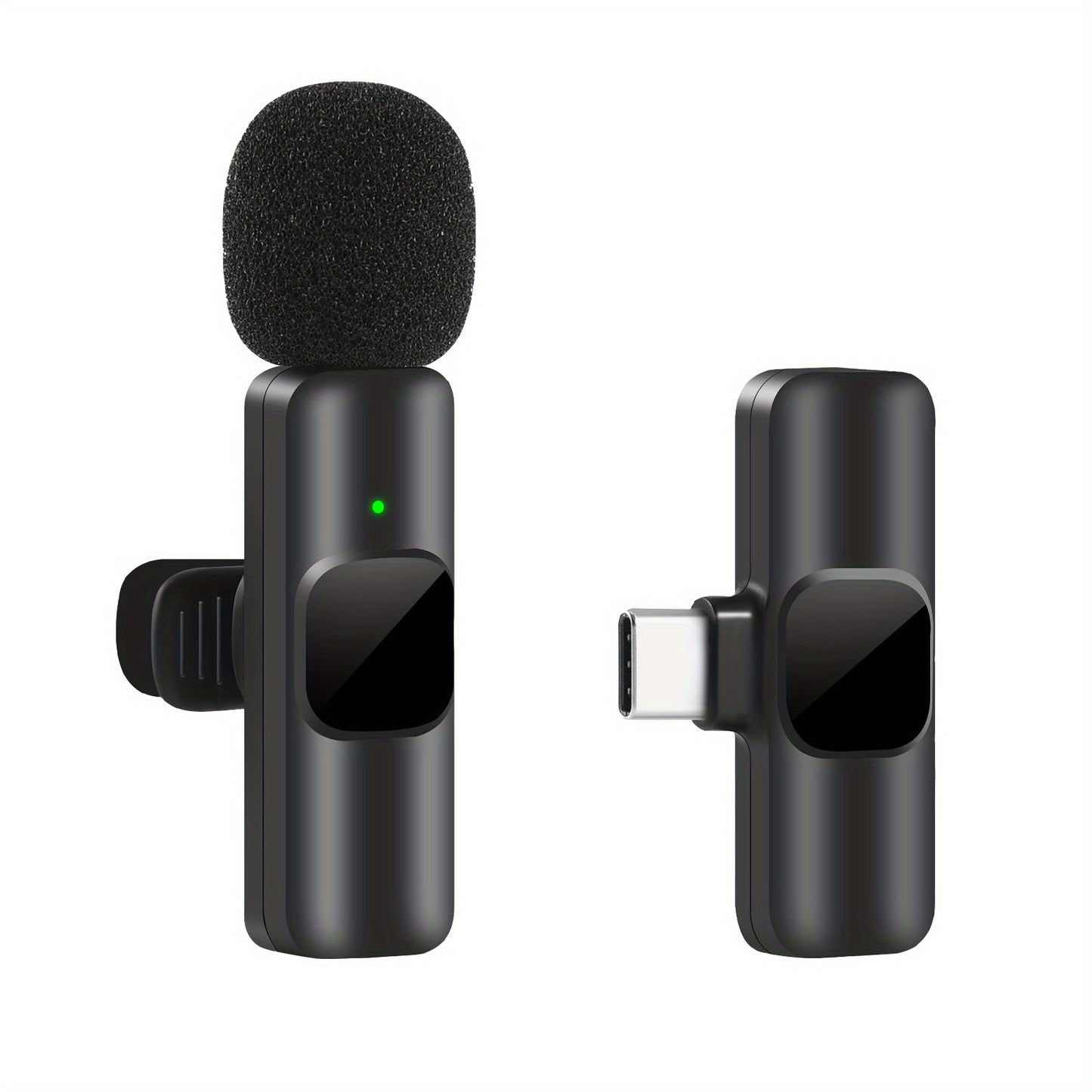 Wireless Lavalier Lapel Microphone For IPhone IPad Professional Wireless Clip Mic - Cordless Omnidirectional Condenser Recording Mic For Interview Video Podcast Vlog YouTube - DropOnline.co