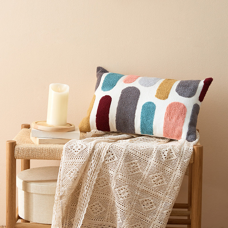 Bedroom Cushion Cover Back Office Waist Pillow Cover - DropOnline.co