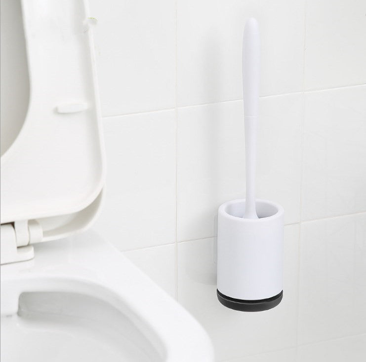 Non-stick Hair Soft Plastic Brush Head Toilet - DropOnline.co