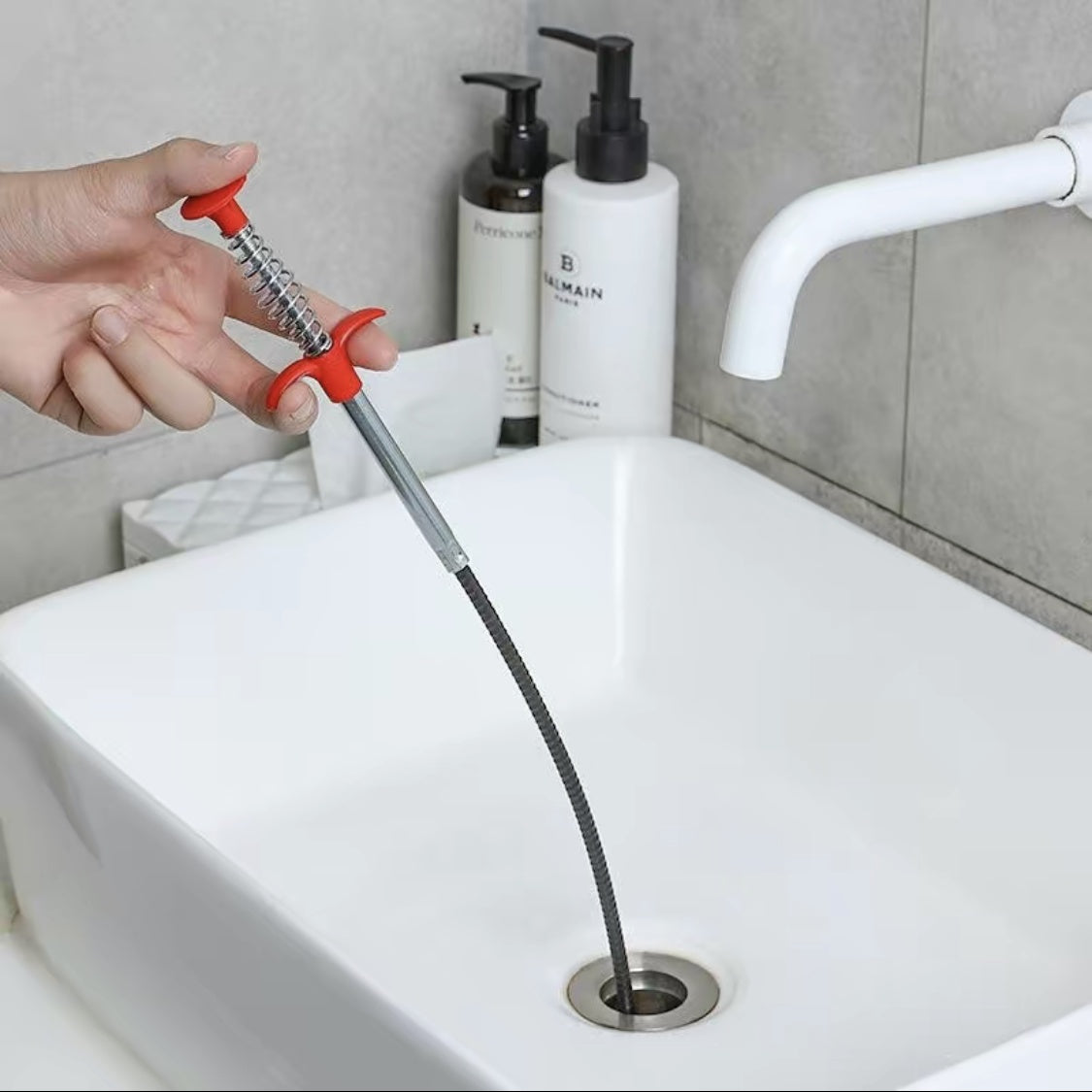 Drain Snake, 63in 33in Drain Clog Remover, 60cm 160cm Spring Pipe Dredging Tools, Drain Cleaner Sticks Clog Remover Cleaning Tools, Gutter Cleaning Tools Drain Cleaner For Toilet Sewer Shower Kitchen - DropOnline.co
