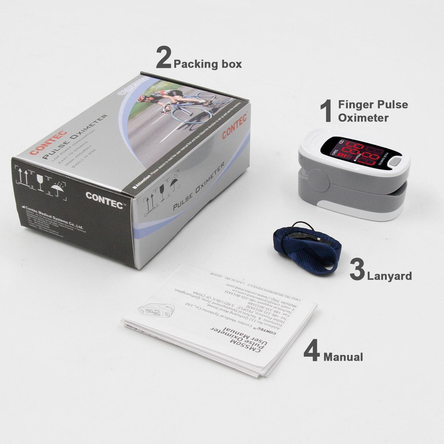 Finger-clip Pulse Oximeter, Blood Oxygen Saturation And Heart Rate Monitoring, With Soft Case, FDA Approved - DropOnline.co