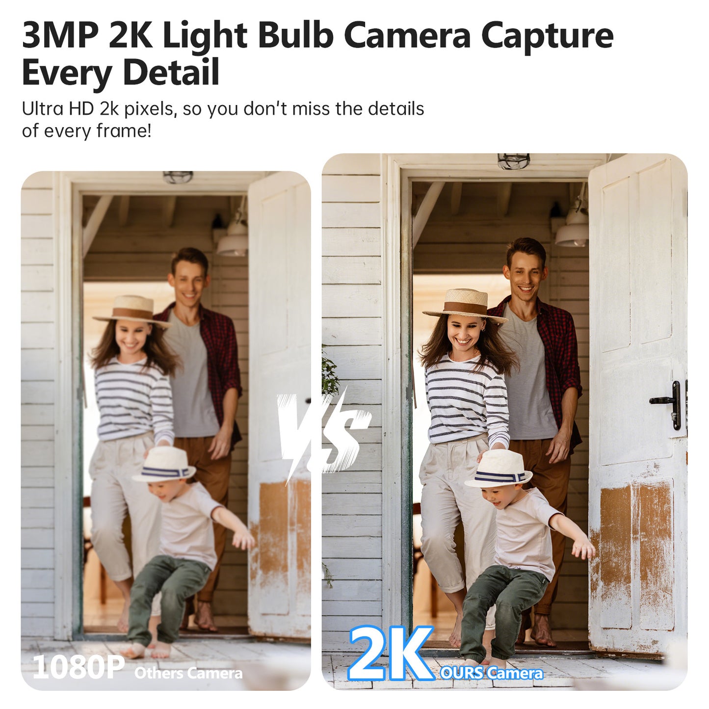 AI Detection 360 Degree HD 3MP CCTV Video Light Bulb E27 IP Wireless Mini Security Hidden Wifi Camera - DropOnline.co