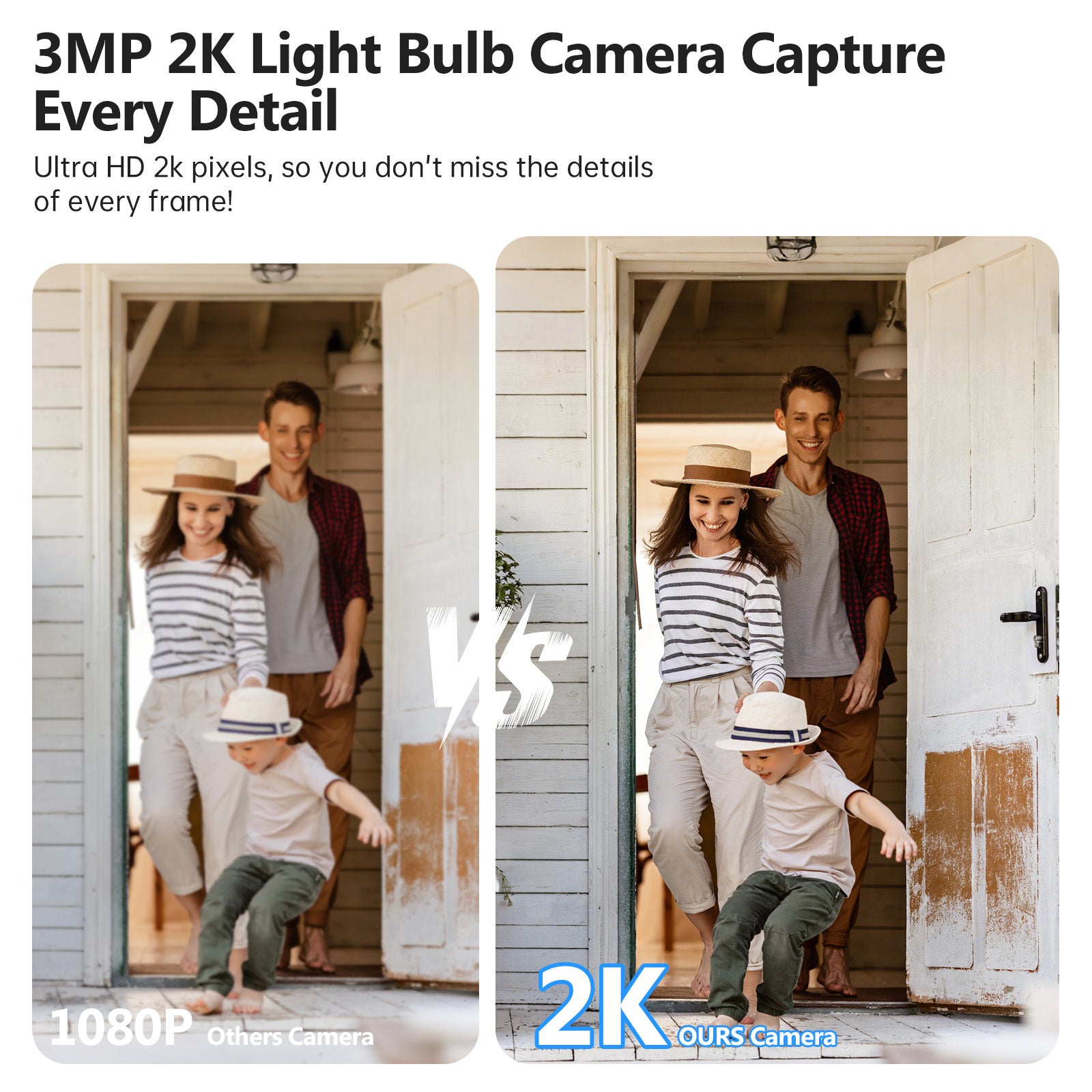 AI Detection 360 Degree HD 3MP CCTV Video Light Bulb E27 IP Wireless Mini Security Hidden Wifi Camera - DropOnline.co