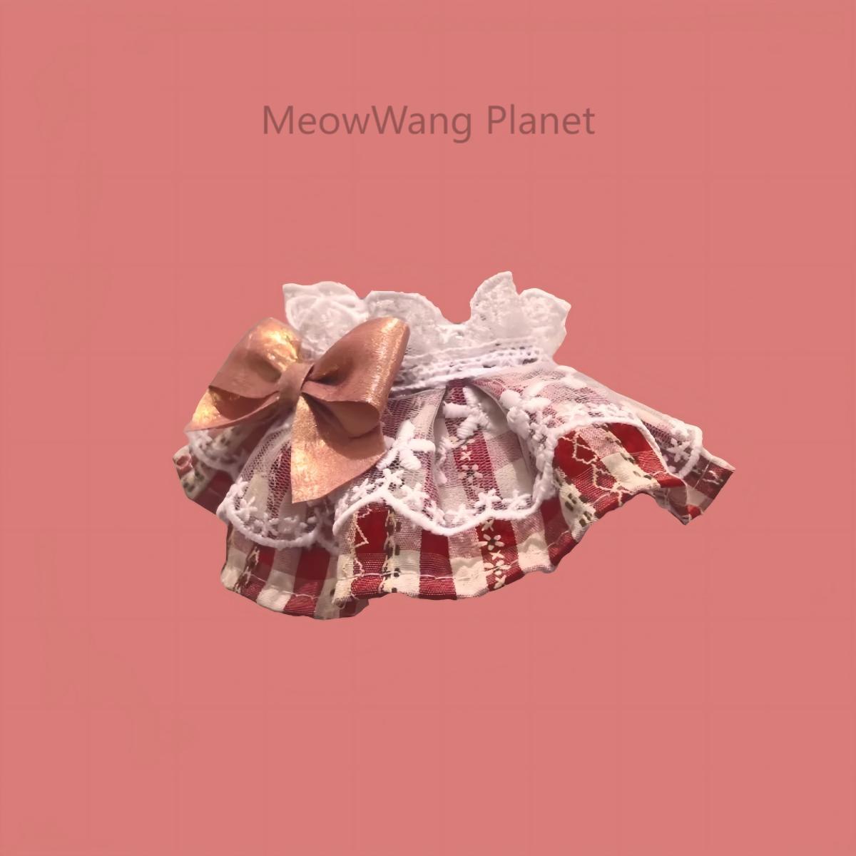 Handmade Lace Pet Neck Bib Heritage Plaid Ruffle Bandana For Cats Small Dogs Luxury Pet Gift - DropOnline.co