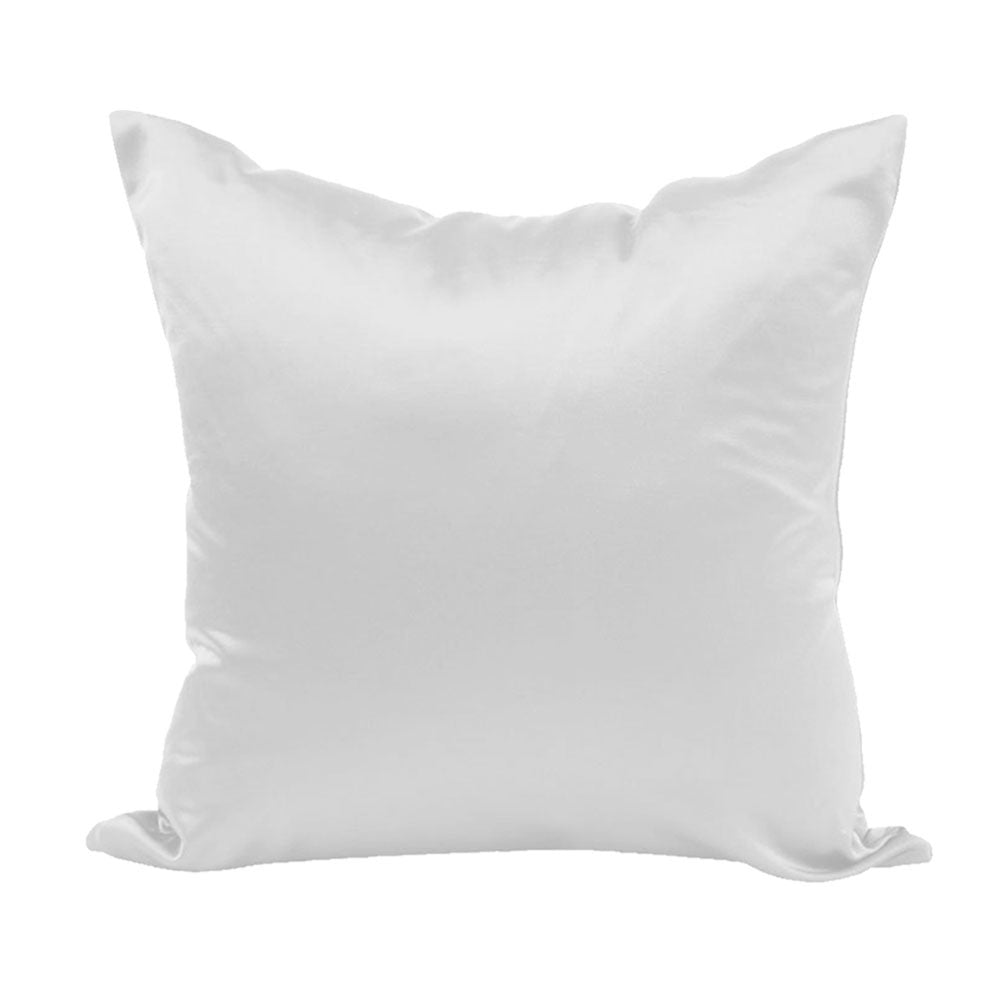 Solid Color Imitation Silk Sofa Cushion Cover - DropOnline.co