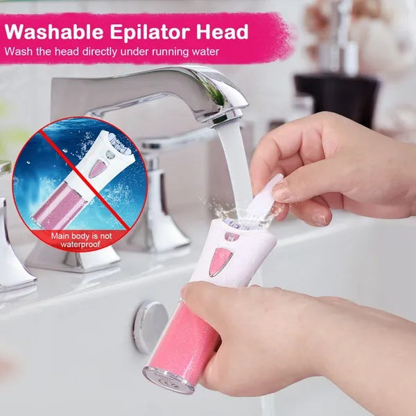 Glide Epilator For Women Cordless Women Shaver Facial Body Hair Remover Razor - DropOnline.co