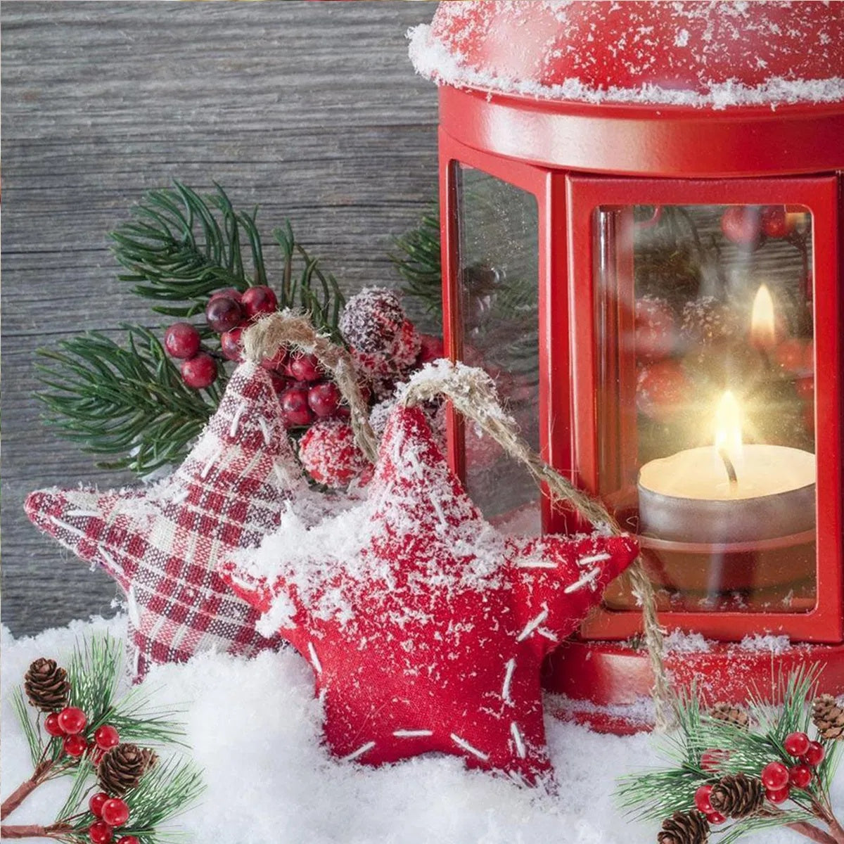 10 PCS Christmas Mini Artificial Pine Picks With Red Berries And Natural Pinecones Evergreen Pine Sprigs Holly Berries Faux Pine Needles For Festival Xmas Decorations Table Centerpiece - DropOnline.co