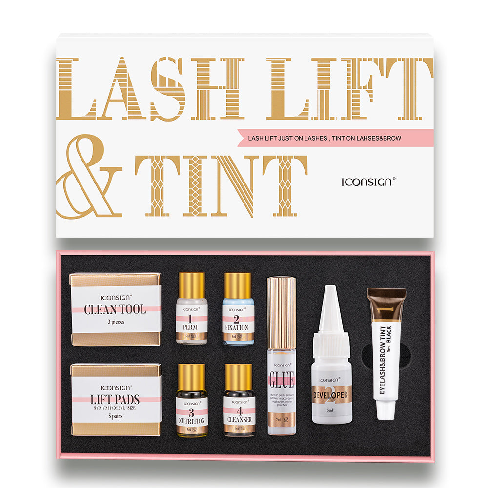 ICONSIGN Lash Lift EyeLash Eyebrow Dye Tint Kit Lashes Perm Set Brow Lamination Makeup Tools - DropOnline.co