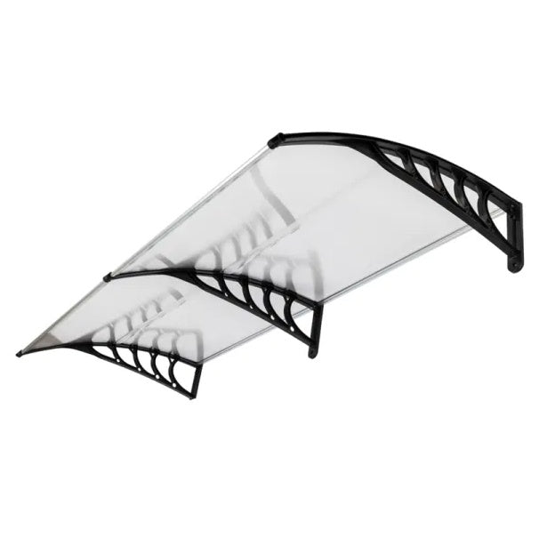 Outdoor Front Door Window Awning Patio Canopy Rain Cover UV Protected Eaves RT - DropOnline.co