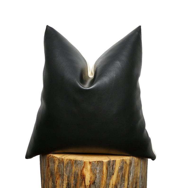 Bed Cushion Cover Car Pu Leather Pillowcase - DropOnline.co