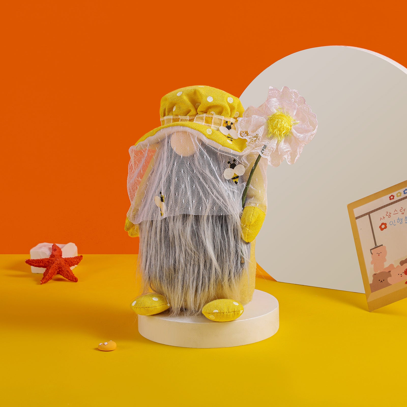 Home Decor Bee Faceless Doll Ornament - DropOnline.co