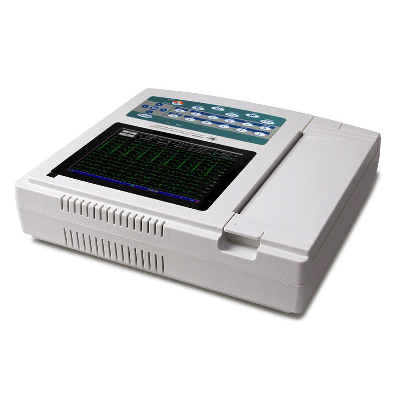 Digital 12 Channel 12 Lead Electrocardiograph ECG EKG Machine Interpretation PC Software - DropOnline.co