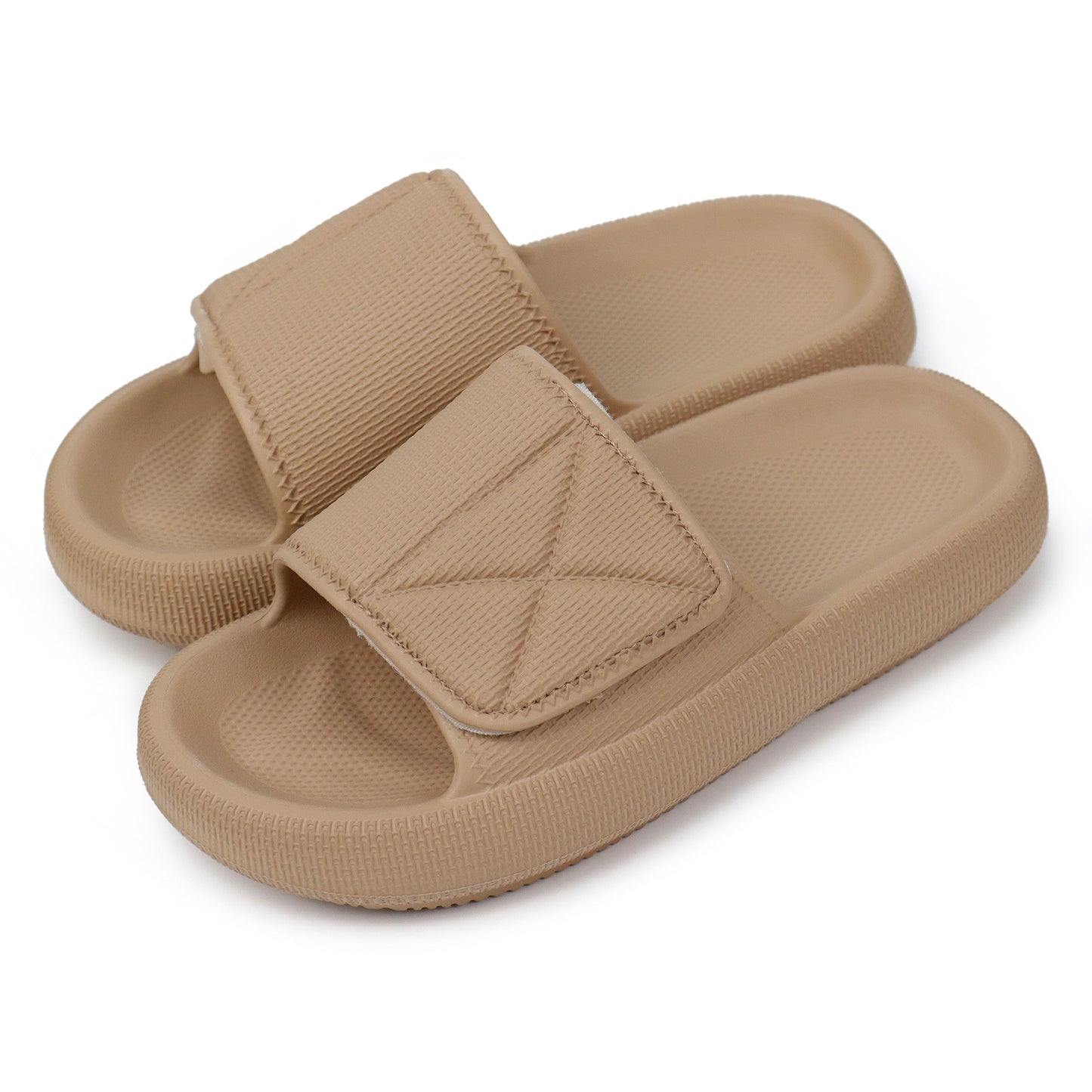 Poop Feeling Velcro Platform Female Summer Couple Bathroom Home Bath Eva Slippers - DropOnline.co